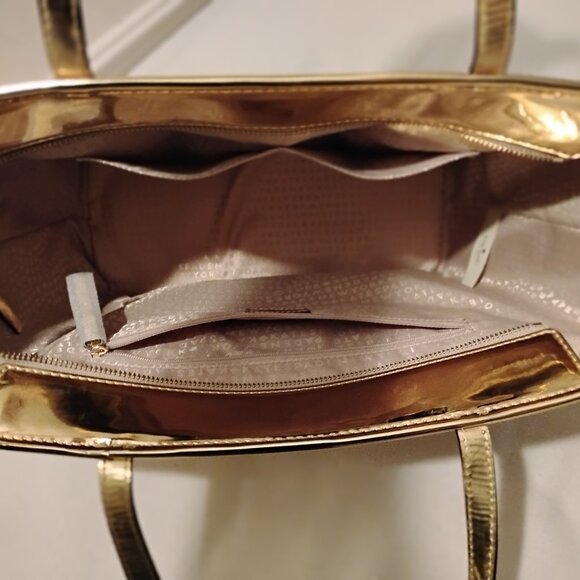 Kate Spade Small Harmony Tote WKRU1879 Metro Spade Gold (711) - Picture 8 of 12